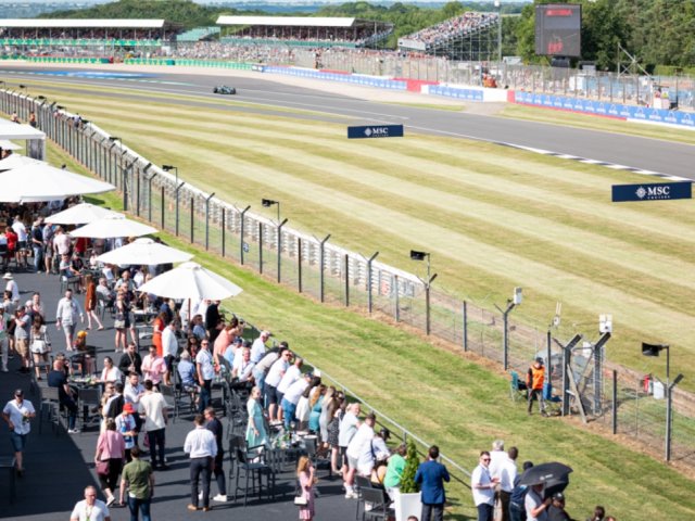 British GP 2025 - Ignition Hospitality balcony view