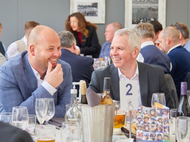Guests at Platinum Suite Marquee Cheltenham Festival